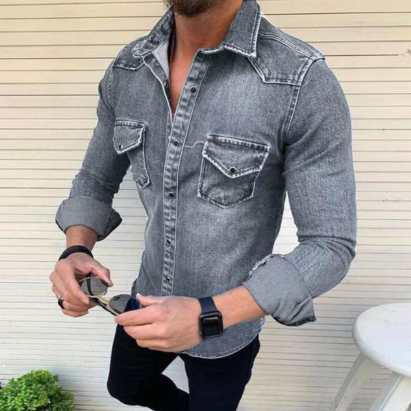 Classic Fit Jeans Shirt - Comfortable Everyday Wear