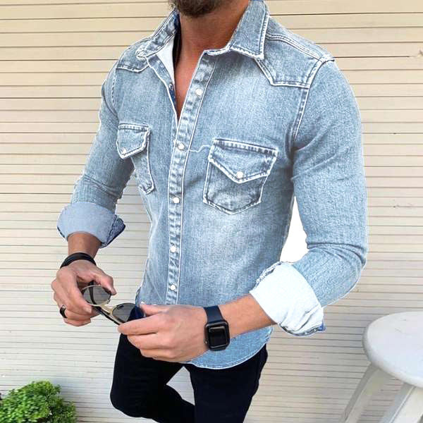 Classic Fit Jeans Shirt - Comfortable Everyday Wear