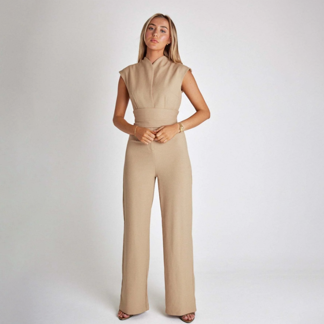 Denise Jumpsuit | Elegant Sleeveless Wrap Jumpsuit
