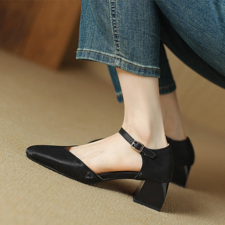 High Heel Block Sandals
