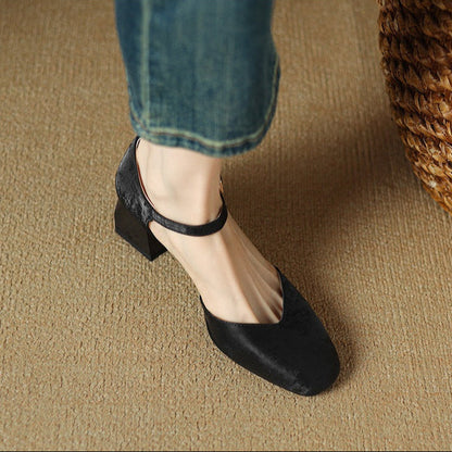 High Heel Block Sandals