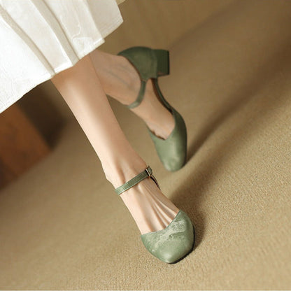 High Heel Block Sandals