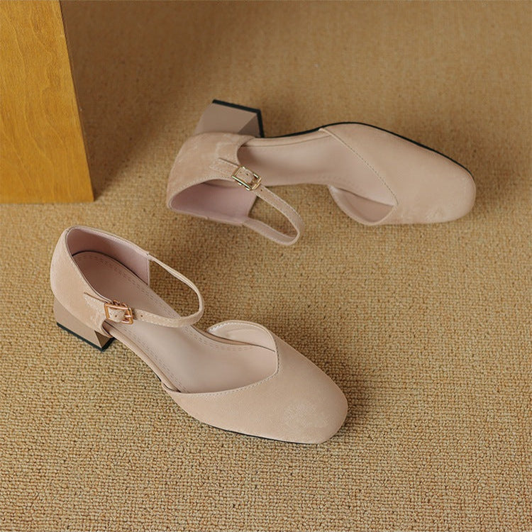 High Heel Block Sandals