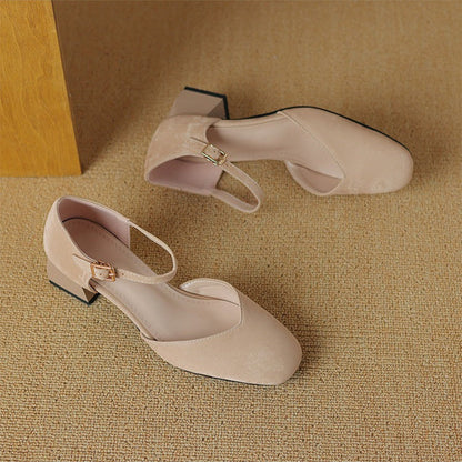High Heel Block Sandals