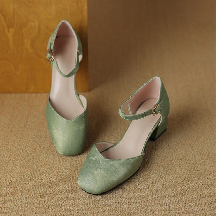 High Heel Block Sandals