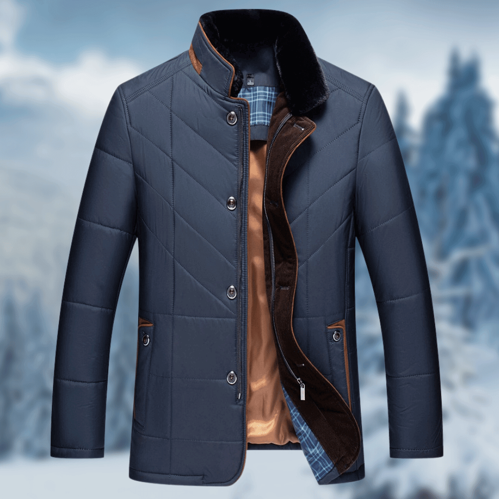 Insulated Men's Waterproof Down Coat - OutfitLondon