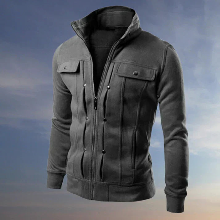 Men's Classic Zip Up Casual Jacket