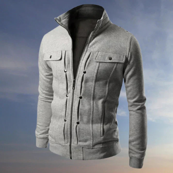 Men's Classic Zip Up Casual Jacket