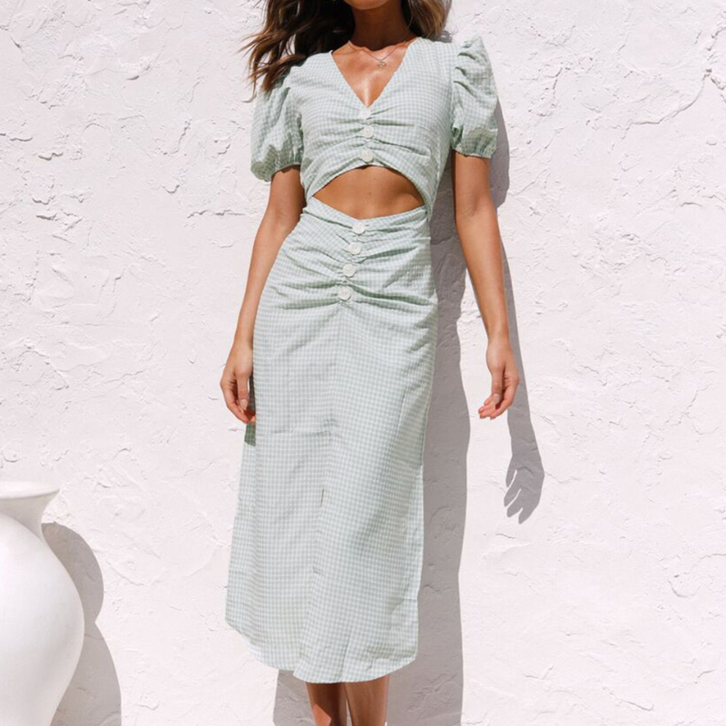 Pretty Women's Summer Floral Dress - OutfitLondon