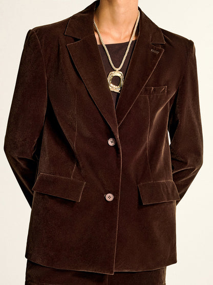 Elegant Women's Soft Office Jacket Blazer