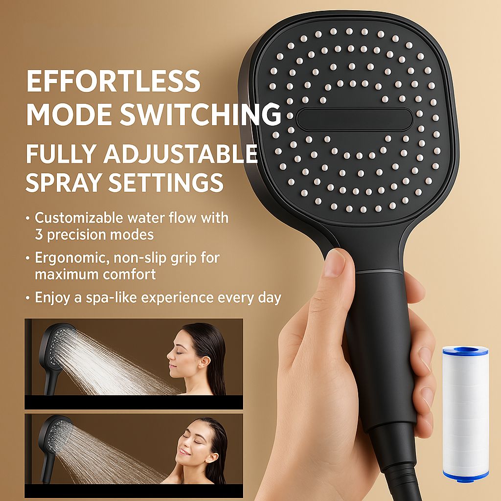 Powerful Shower Head with Advanced Purifying Filter