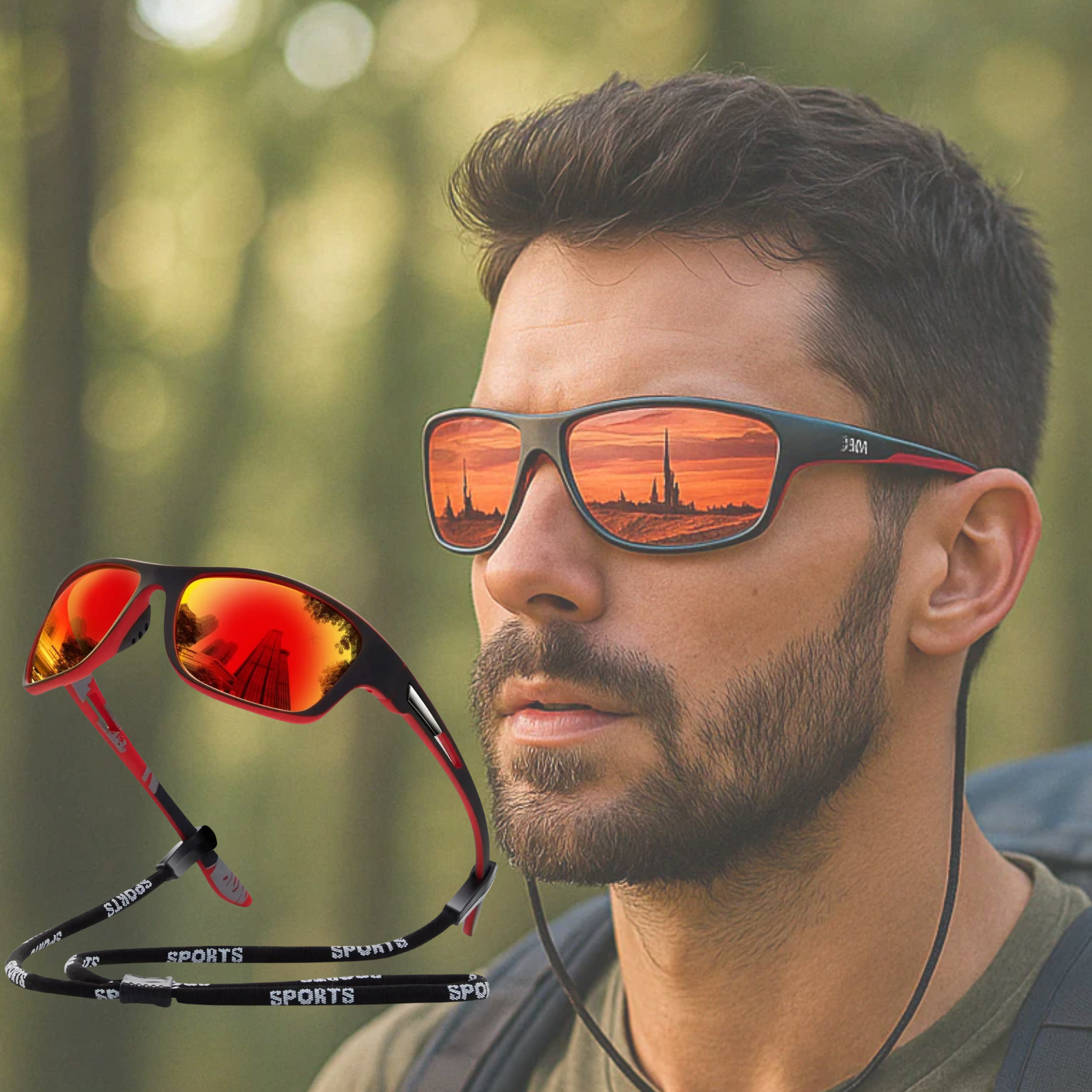 Active Men's Polarized Sports Shades - OutfitLondon