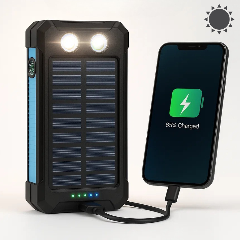 High Capacity Outdoor Solar Power Bank Charger - OutfitLondon