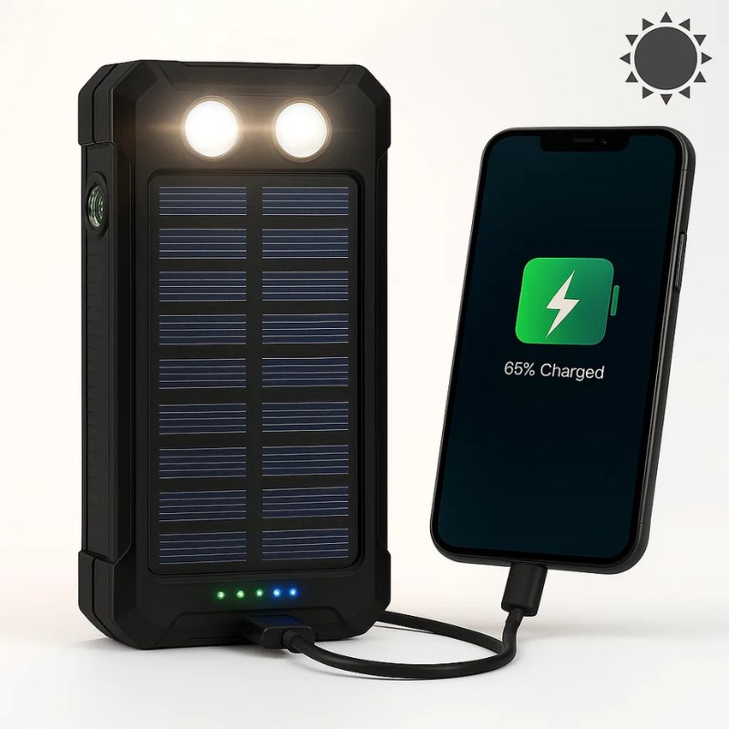 High Capacity Outdoor Solar Power Bank Charger