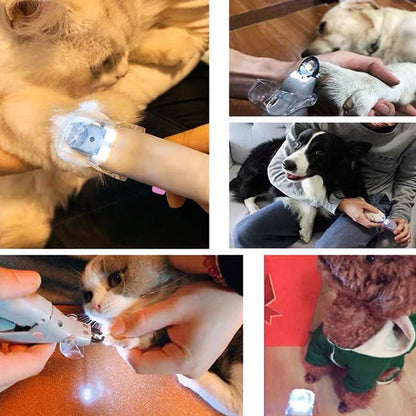 Easy Grip Pet Nail Trimmers with Safety Sensors