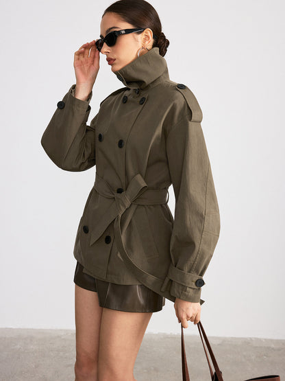 Classic Waterproof Double Breasted Trench Coat - OutfitLondon