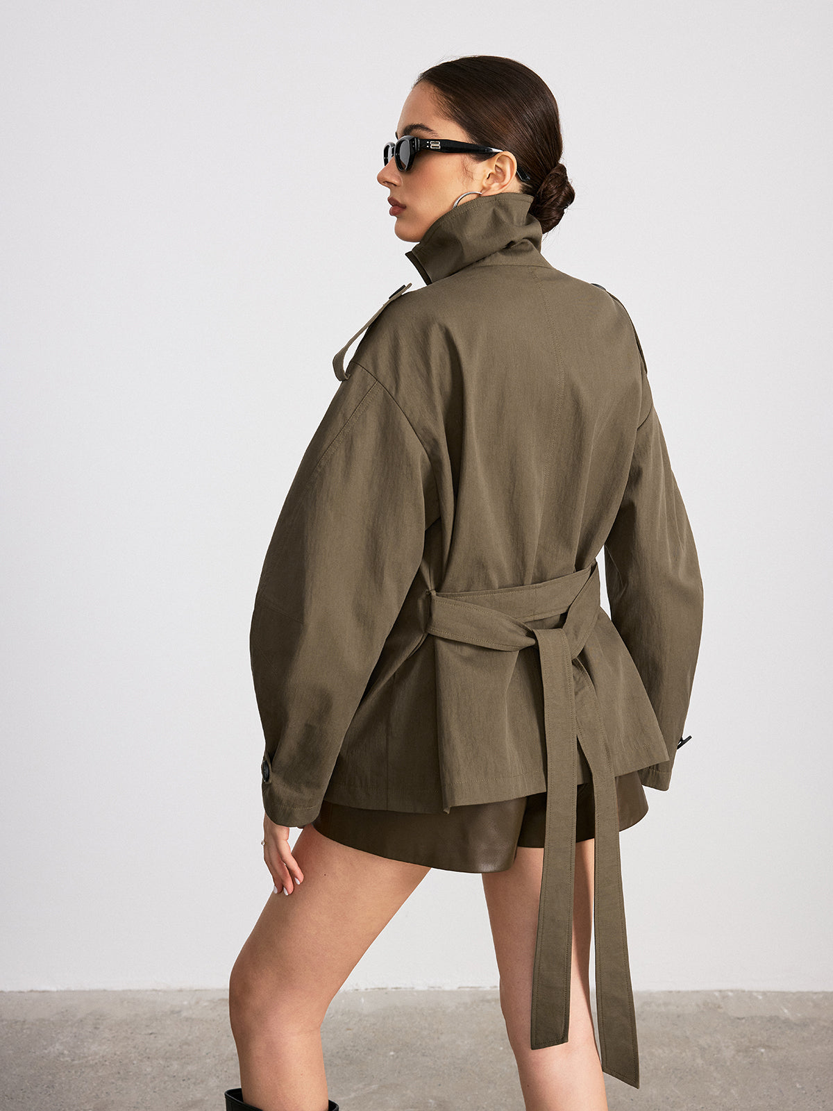 Classic Waterproof Double Breasted Trench Coat