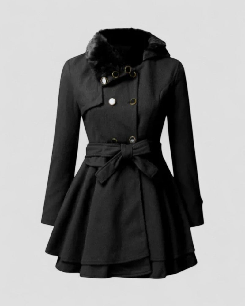 Warm Faux Fur Lined Parka Coat - OutfitLondon