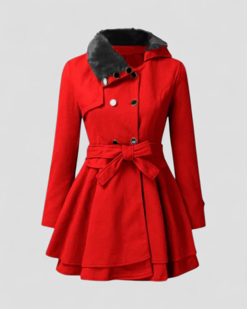 Warm Faux Fur Lined Parka Coat
