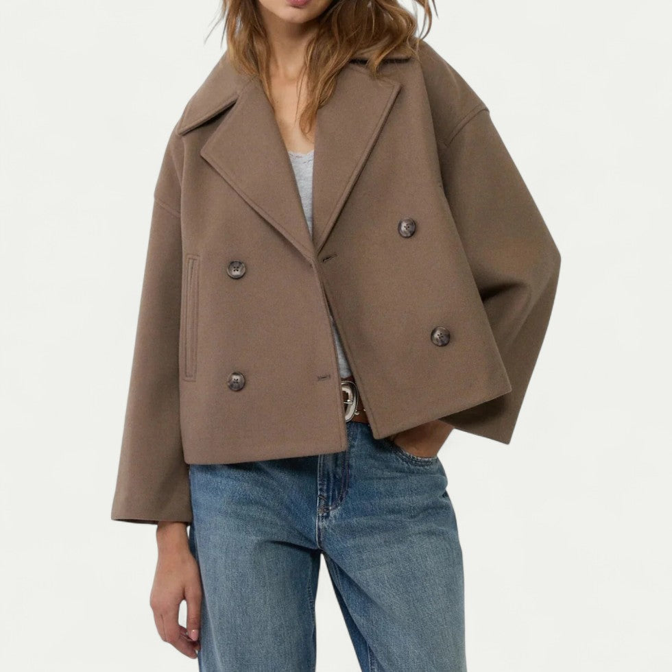 Women's Short Classic Tailored Coat