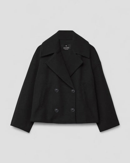 Warm Fit Women's Short Wool Pea Coat