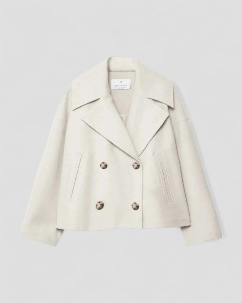 Warm Fit Women's Short Wool Pea Coat