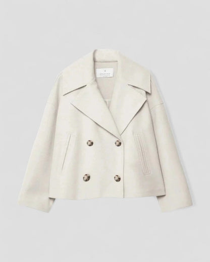 Warm Fit Women's Short Wool Pea Coat
