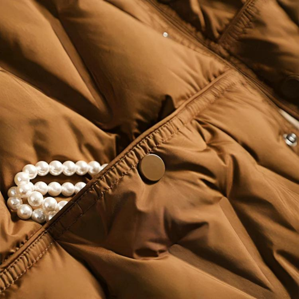 Classic Women's Down Parka Jacket for Cold Weather