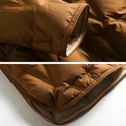 Classic Women's Down Parka Jacket for Cold Weather