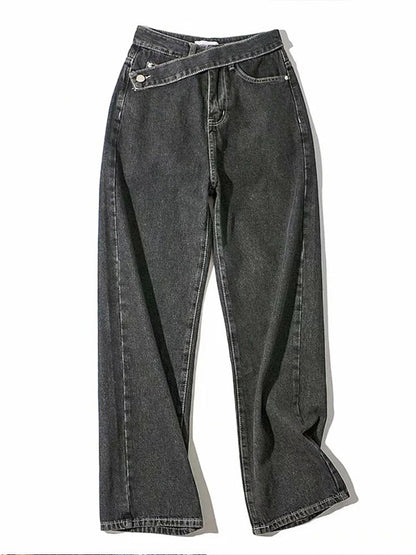 Women's Soft High Waisted Straight Leg Jeans