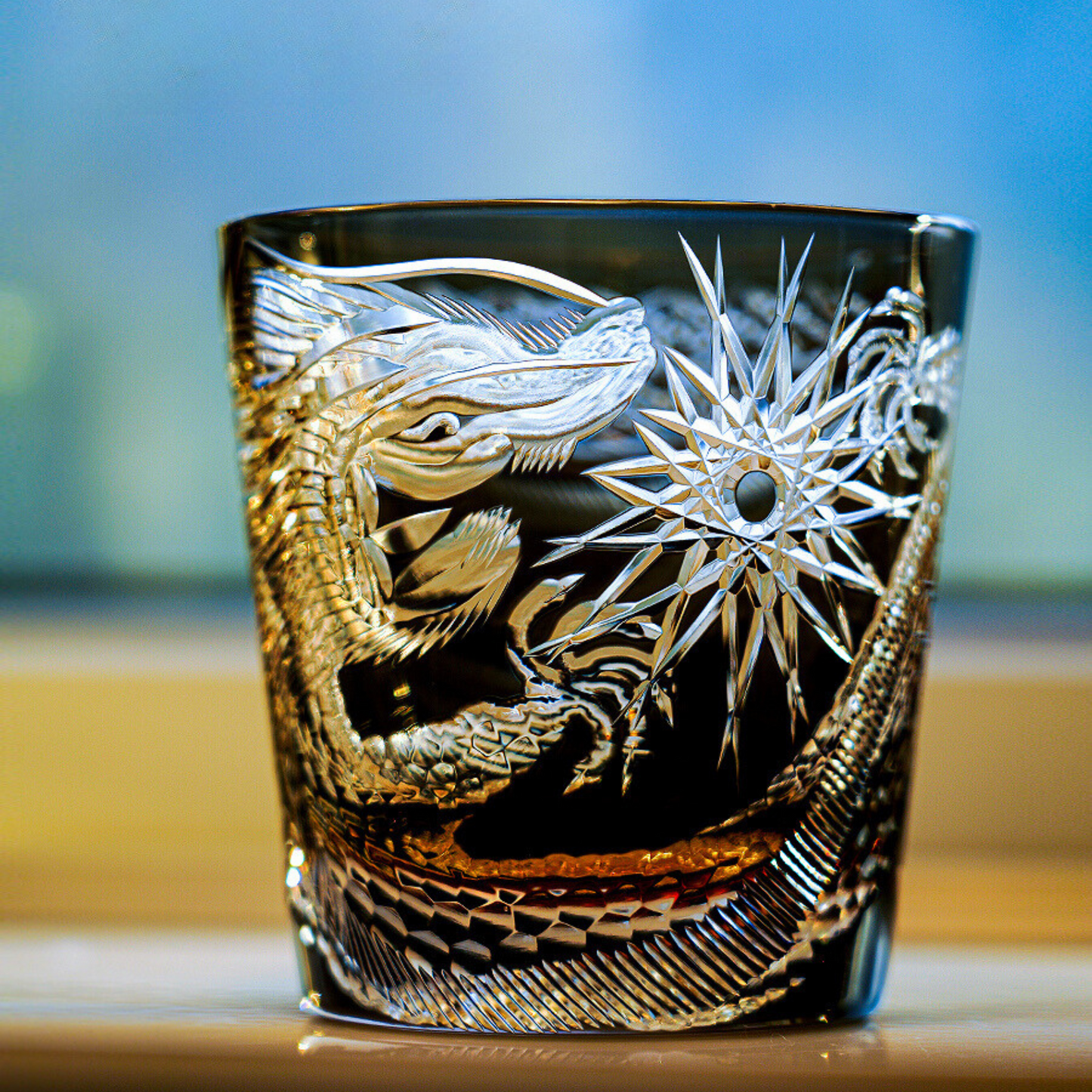 Premium Crafted Dragon Scotch Glass Gift Set - OutfitLondon