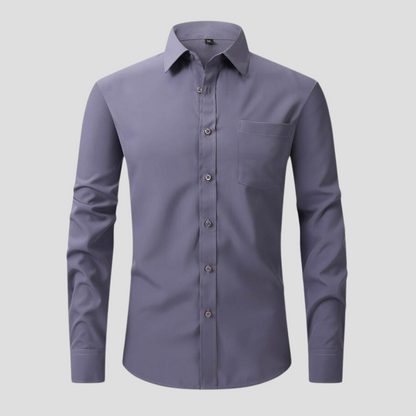 Easy Care Wrinkle Free Dress Shirt - OutfitLondon