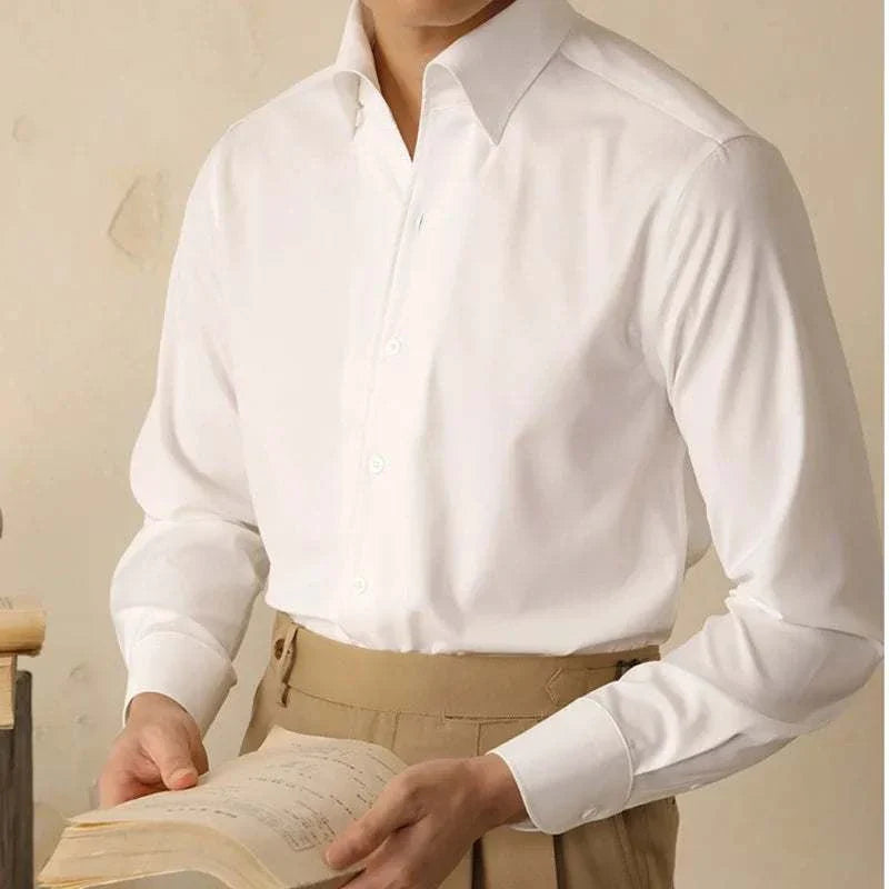 Slim Fit Casual Polyester Shirt