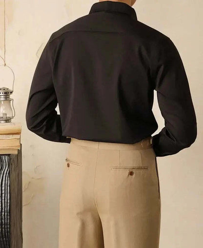 Slim Fit Casual Polyester Shirt