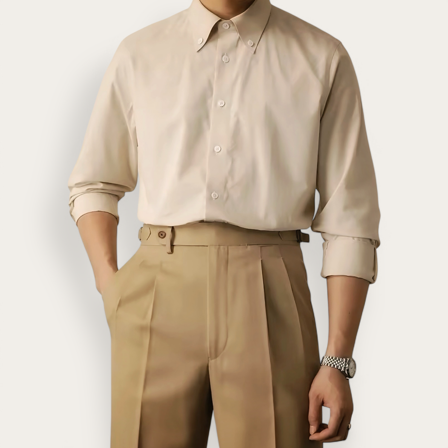 Slim Fit Casual Polyester Shirt