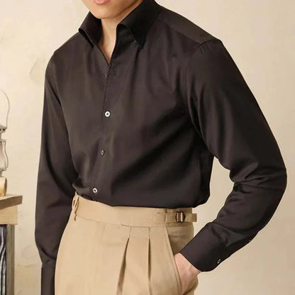 Slim Fit Casual Polyester Shirt