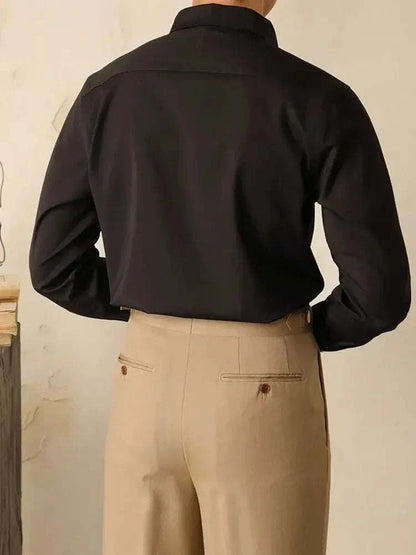 Slim Fit Casual Polyester Shirt