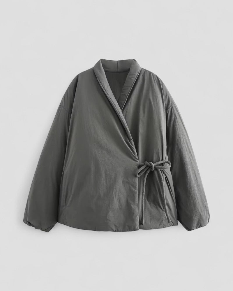 Warm Down Filled Puffer Coat for Ladies - OutfitLondon