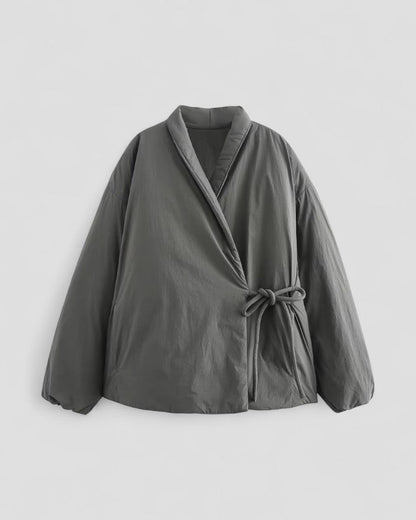 Warm Down Filled Puffer Coat for Ladies - OutfitLondon