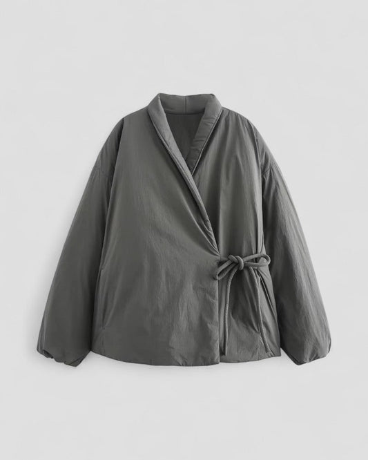 Warm Down Filled Puffer Coat for Ladies - OutfitLondon
