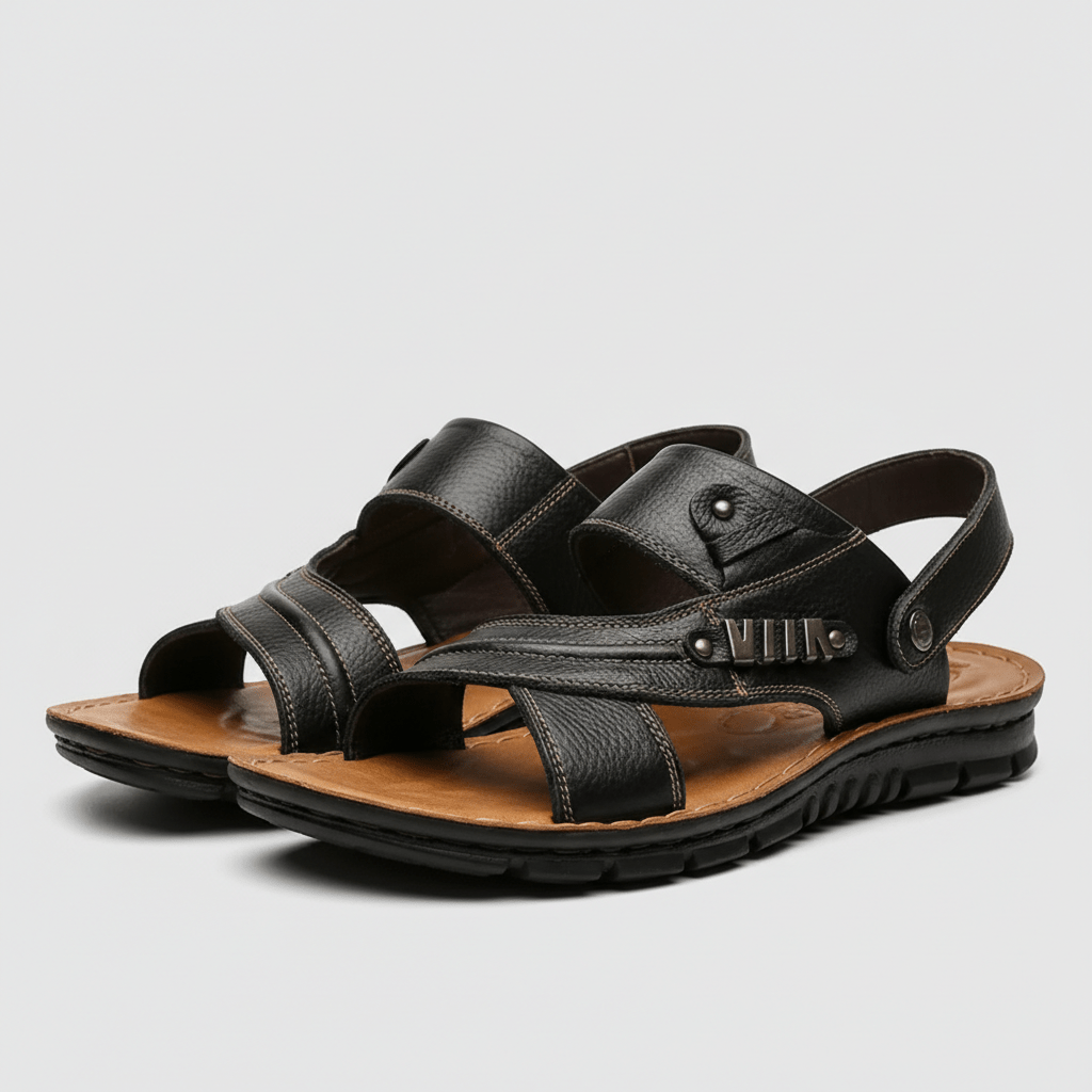 Men's Comfortable Leather Slingback Sandals