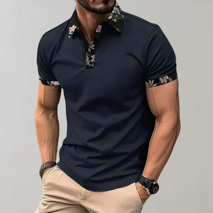 Men's Relaxed Fit Plain Polo Shirt Various Colors