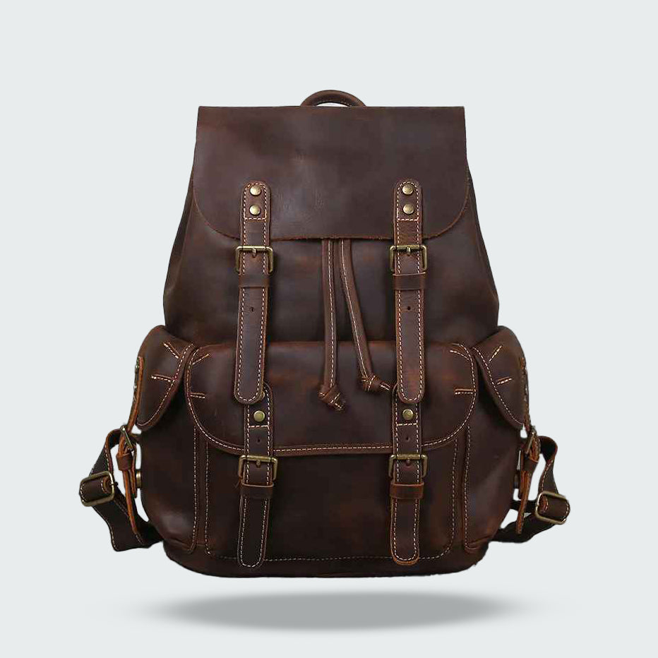 Retro Leather Travel Bag - OutfitLondon