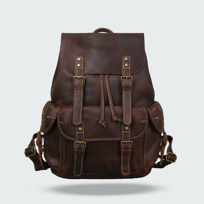 Retro Leather Travel Bag - OutfitLondon