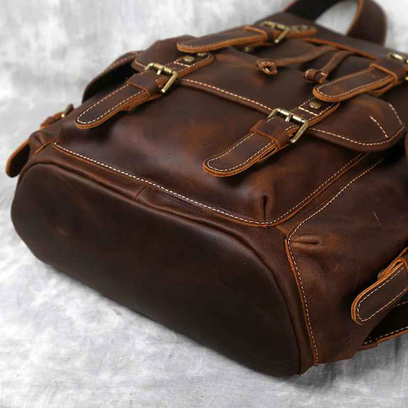Retro Leather Travel Bag