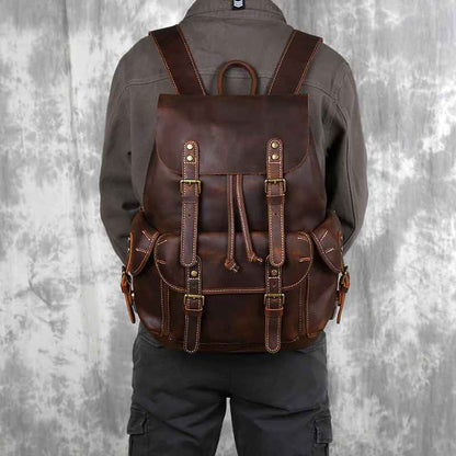 Retro Leather Travel Bag