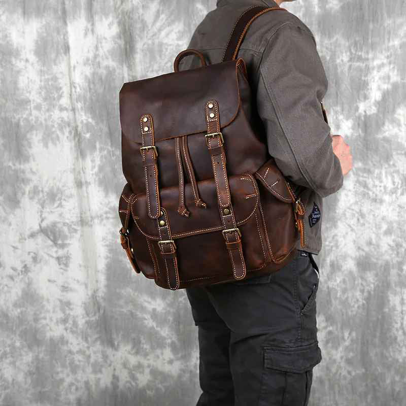 Retro Leather Travel Bag