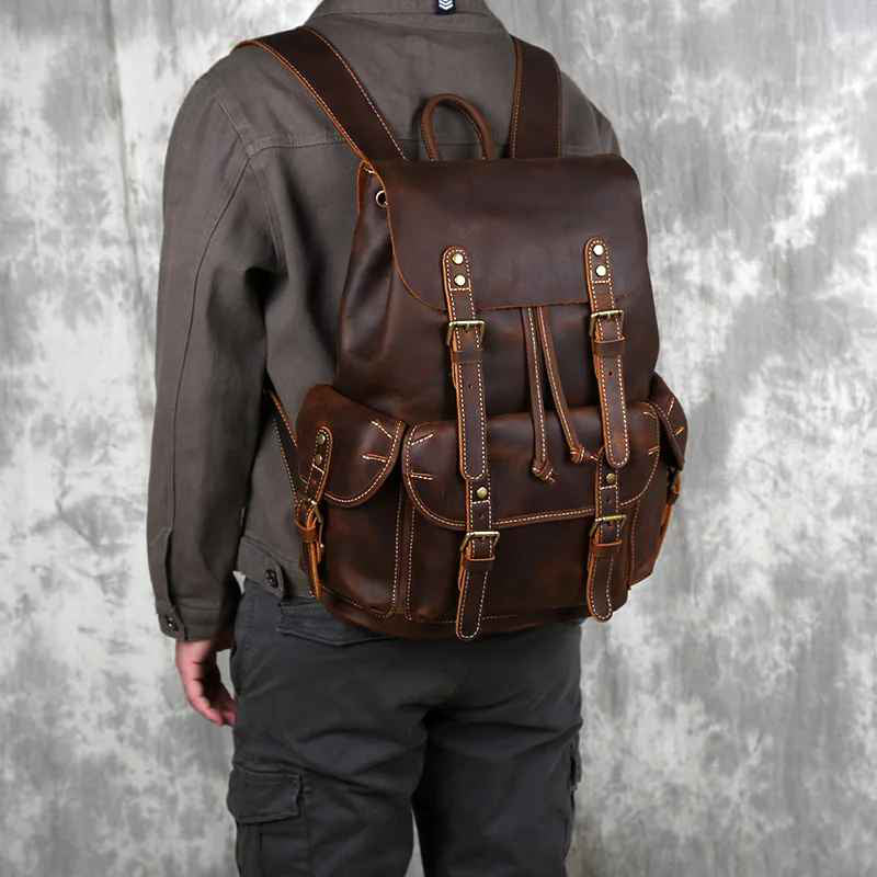 Retro Leather Travel Bag