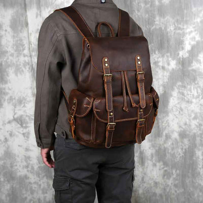 Retro Leather Travel Bag