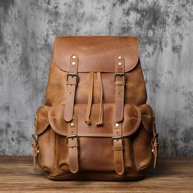 Retro Leather Travel Bag